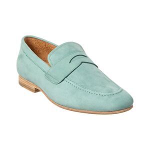 Curatore Suede Penny Loafer, Green